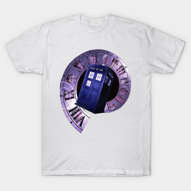 Doctor Who Clock Faces T-Shirt-TOZ